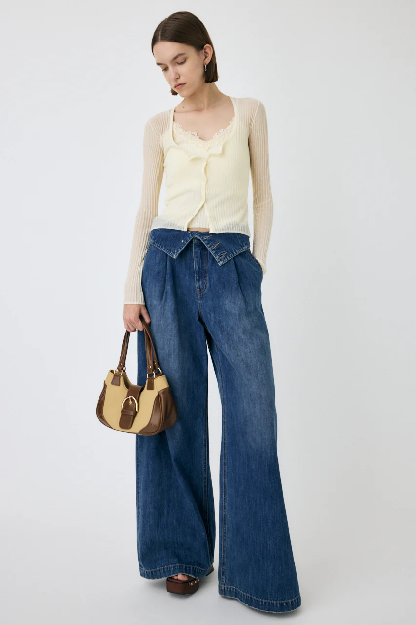 SHEER RIB CARDIGAN - Image 5