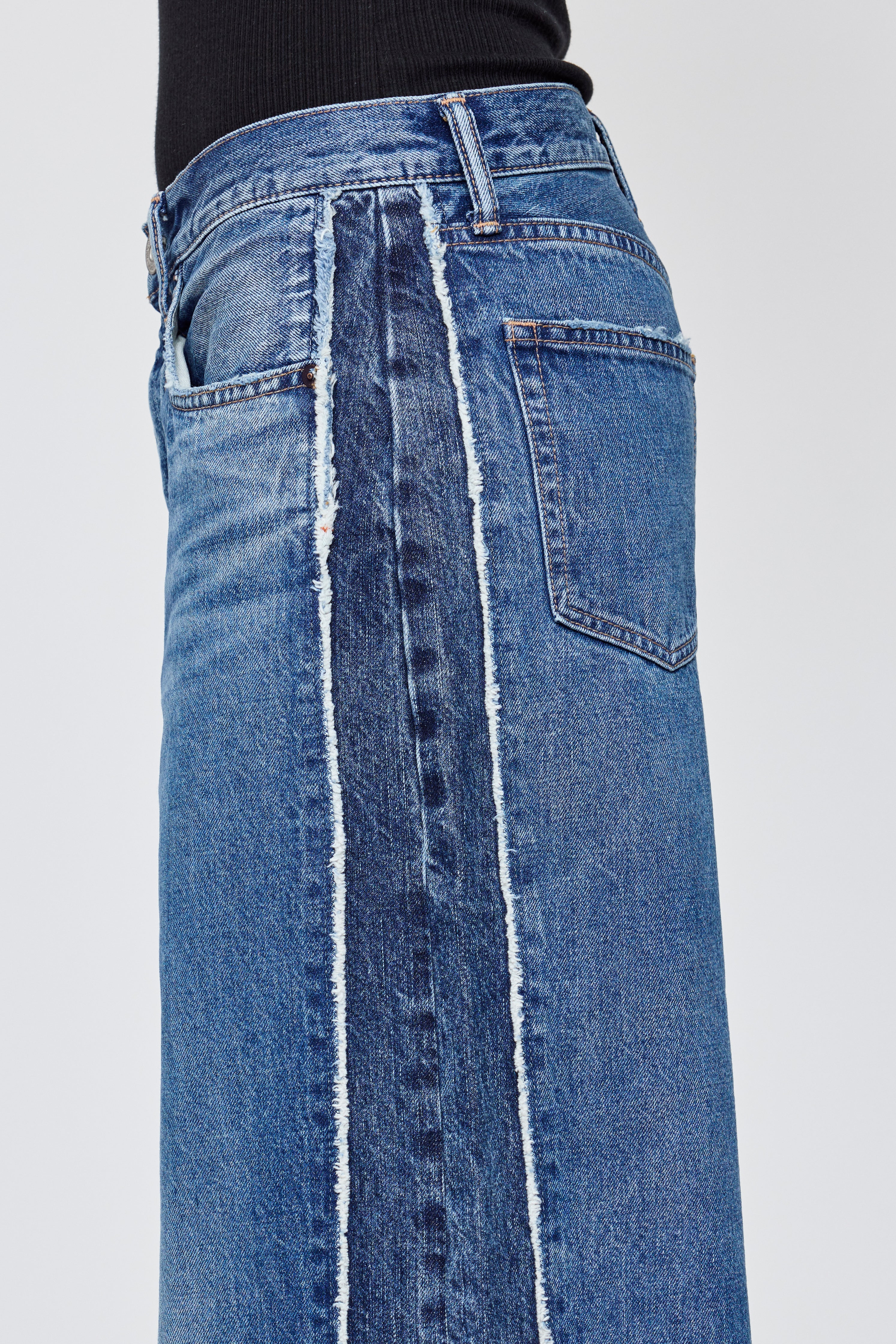 TAHITI TWO-TONE WIDE PANTS - Image 5