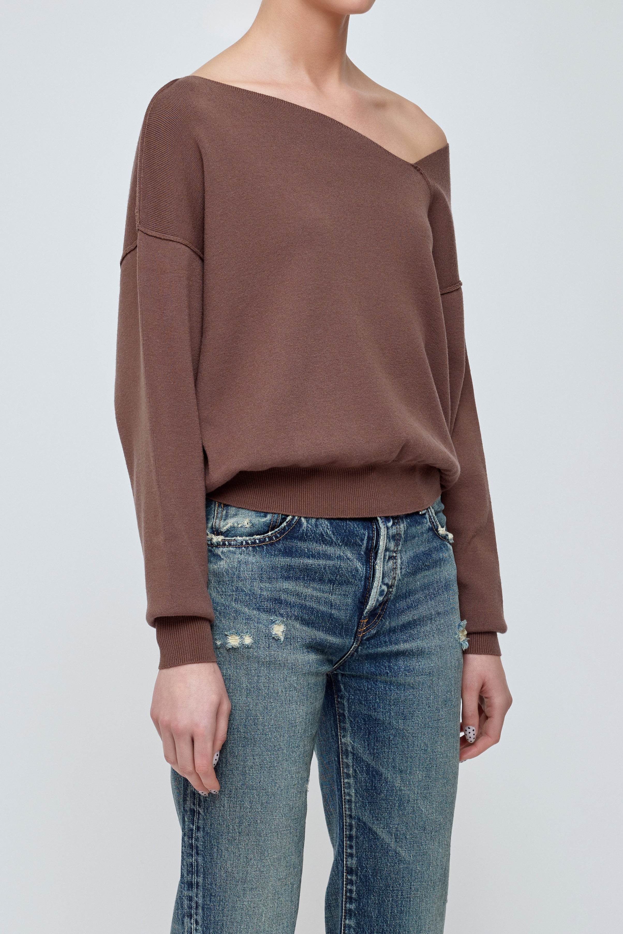 ASYMMETRY KNIT TOP - Image 3