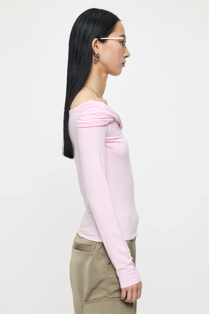 ASYMMETRY TWIST NECK TOP - Image 4