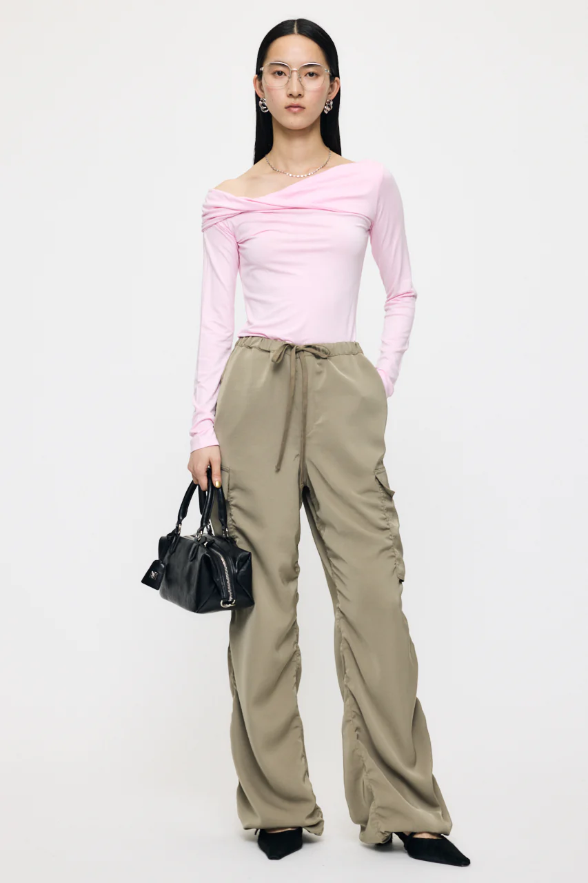 ASYMMETRY TWIST NECK TOP - Image 8