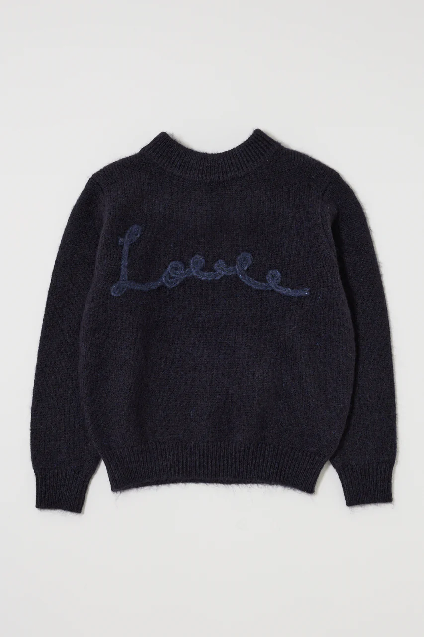 BACK RIBBON SWEATER