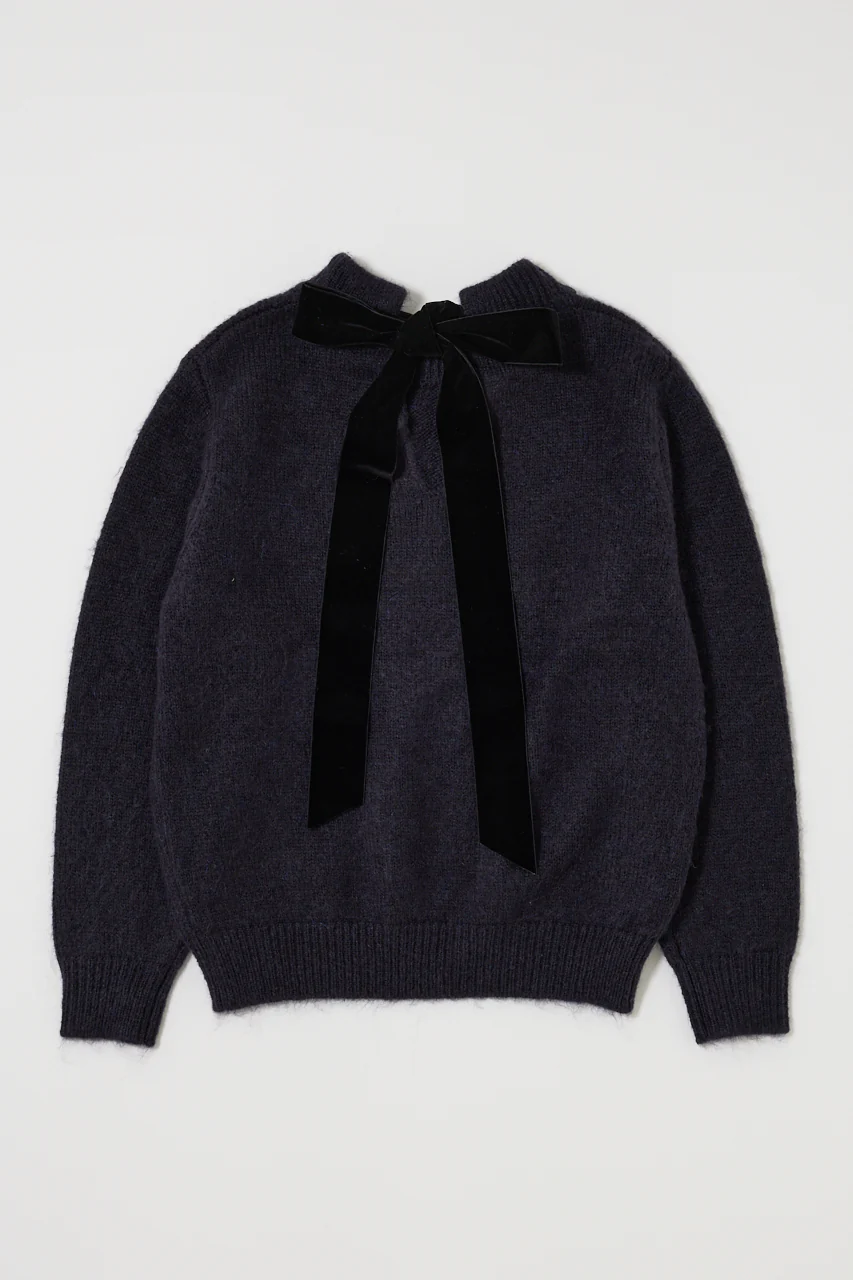 BACK RIBBON SWEATER - Image 4