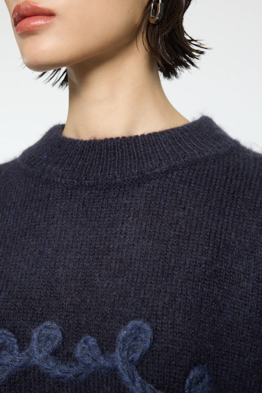 BACK RIBBON SWEATER - Image 7