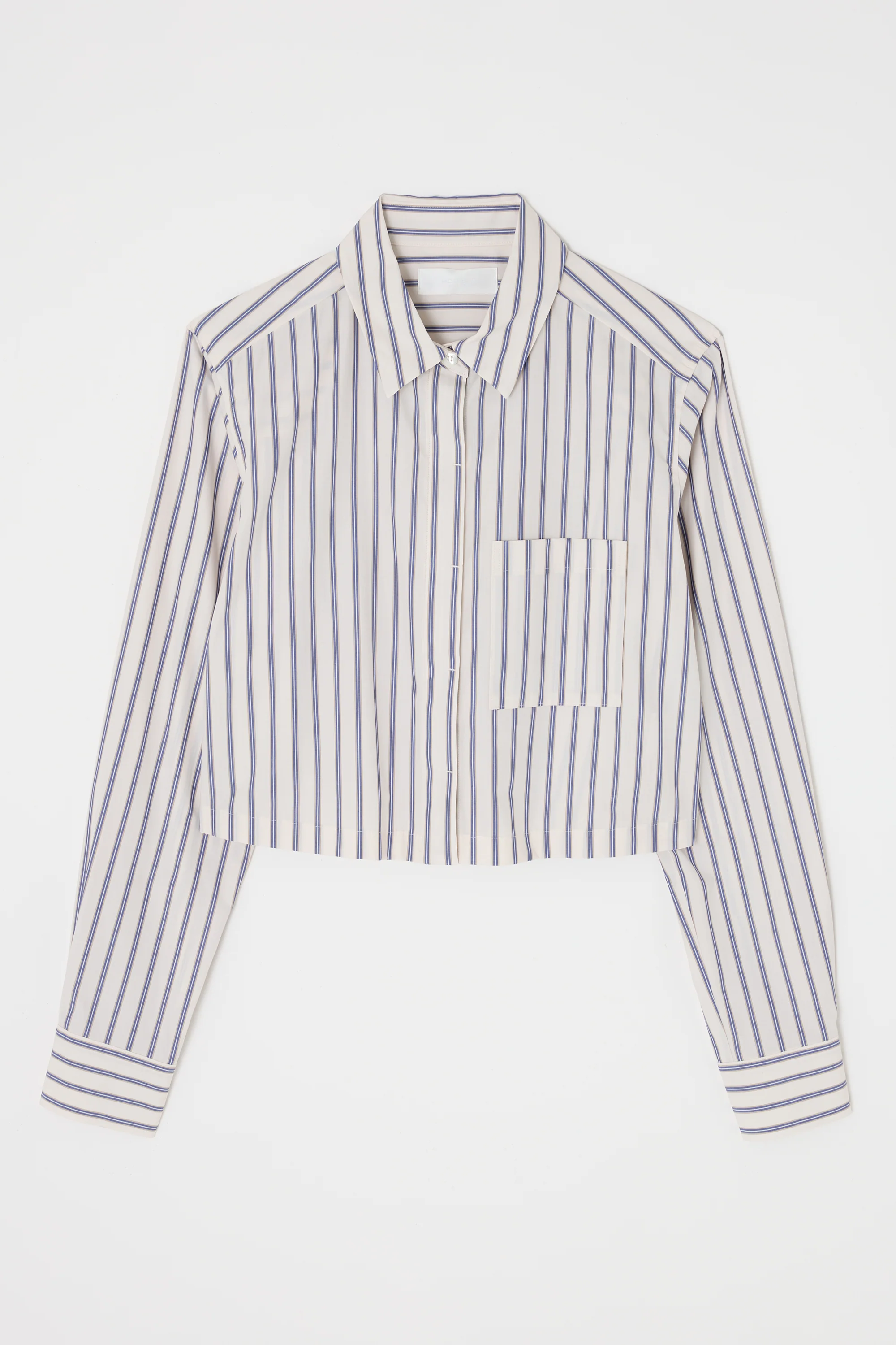 MV BASIC STRIPED CROPPED SHIRT - Image 4