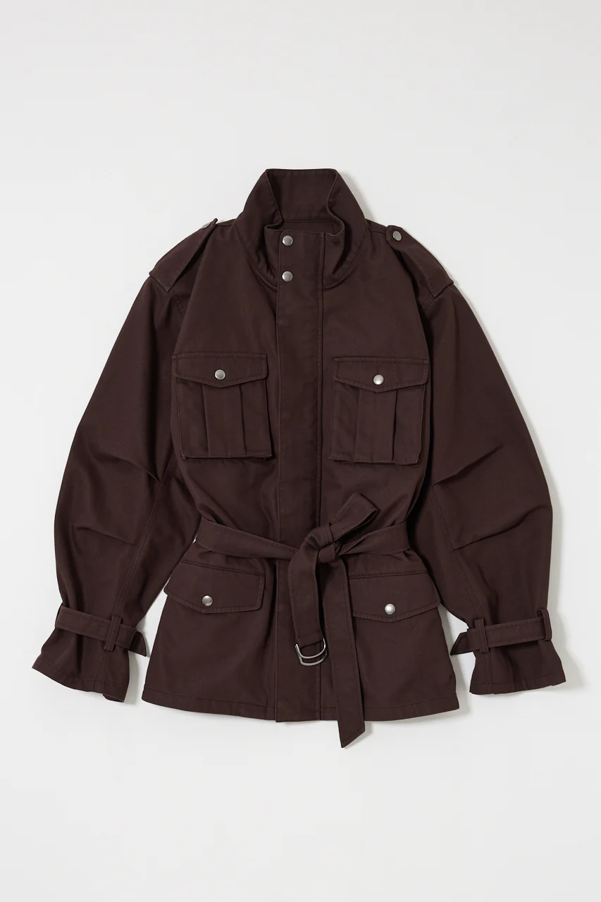 BELTED CARGO JACKET
