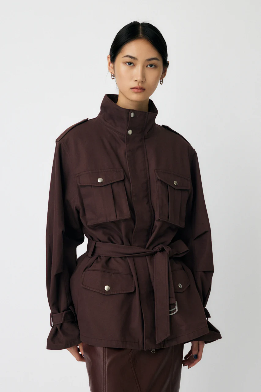 BELTED CARGO JACKET - Image 2