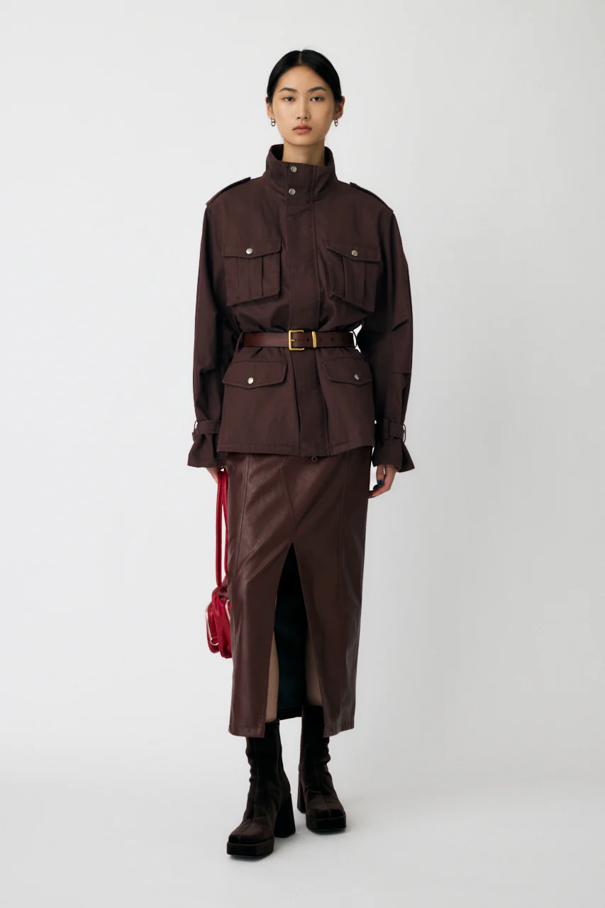BELTED CARGO JACKET - Image 4