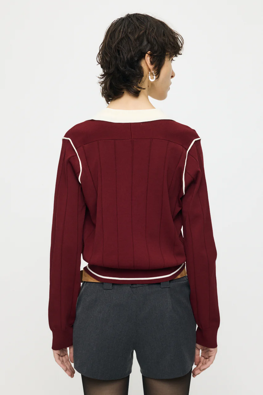 BI COLOR KNIT POLO - Image 3