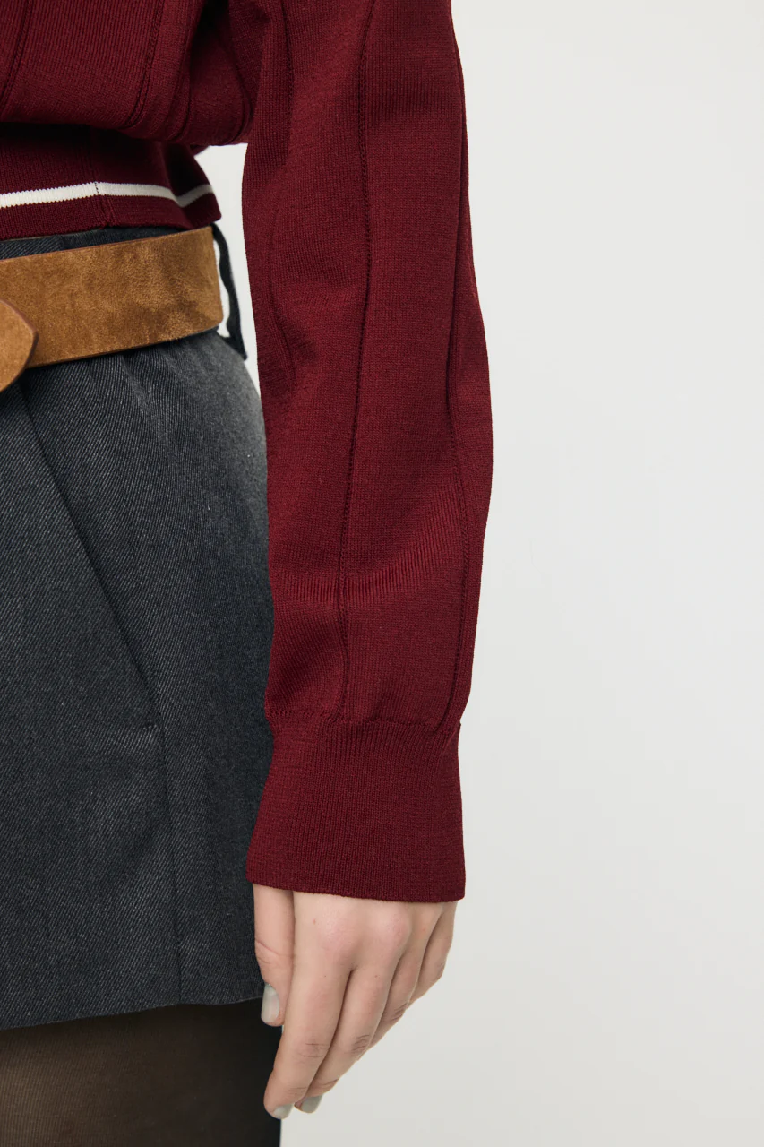 BI COLOR KNIT POLO - Image 8