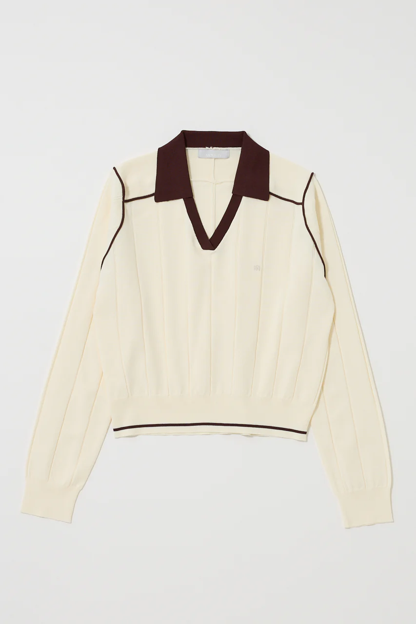 BI COLOR KNIT POLO