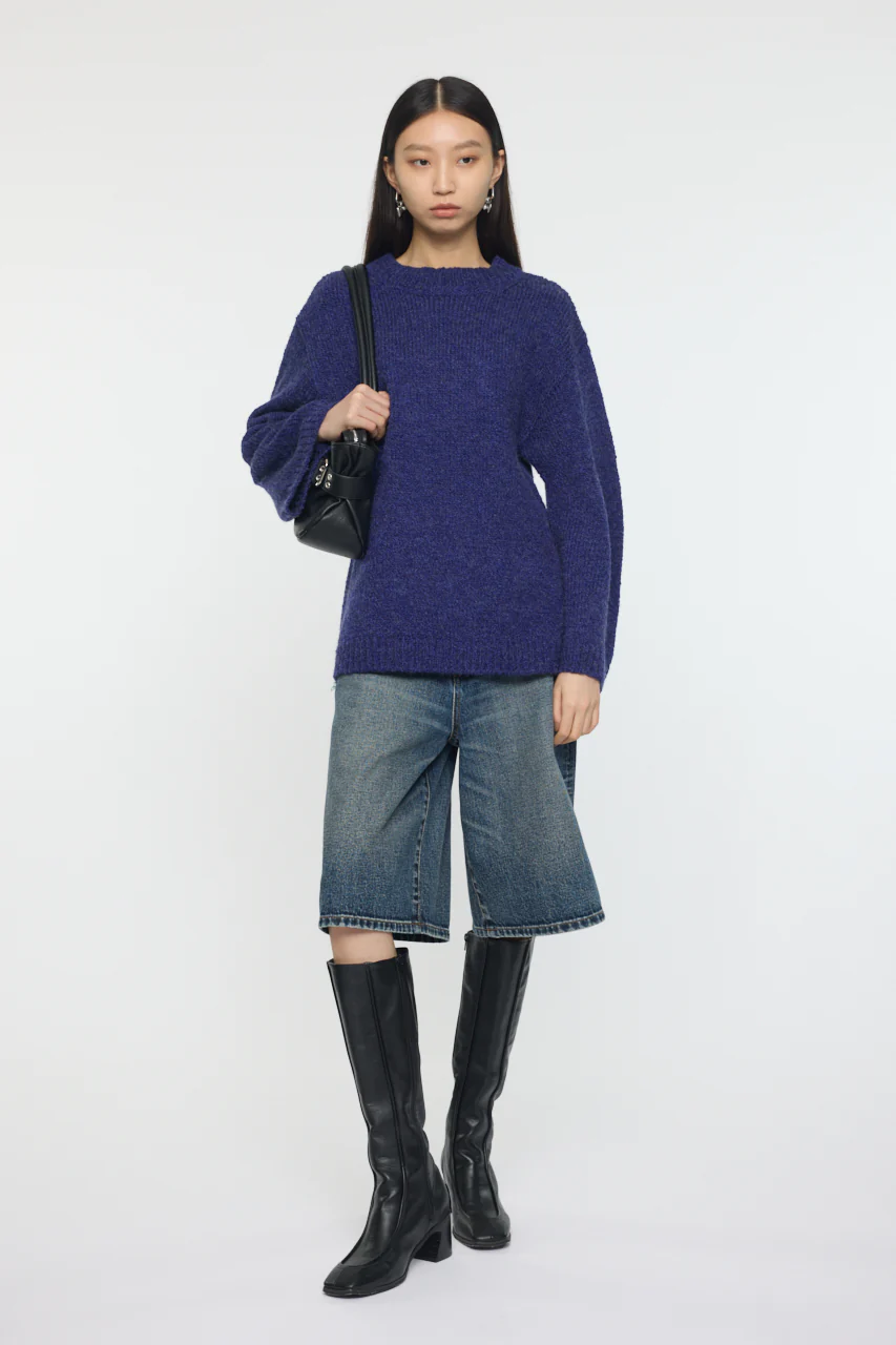 BRUSHED OVERSIZED SWEATER - Image 5