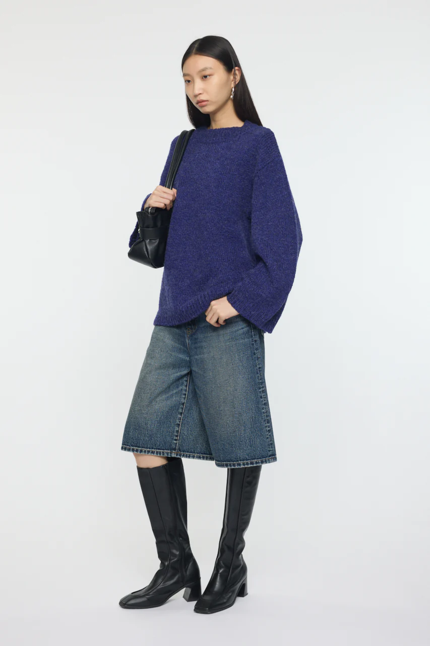 BRUSHED OVERSIZED SWEATER - Image 6