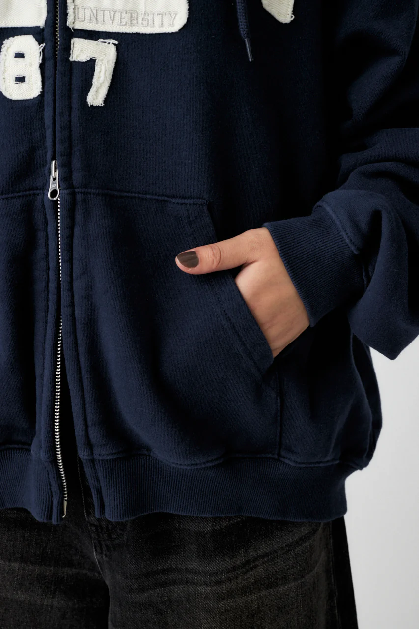 COLLEGIATE ZIP HOODIE - Image 8