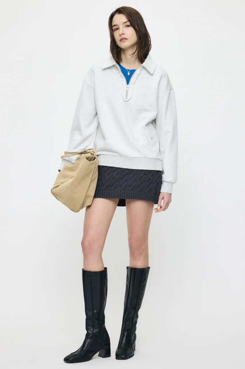 CONTRAST LAYER LONG SLEEVE TEE - Image 6