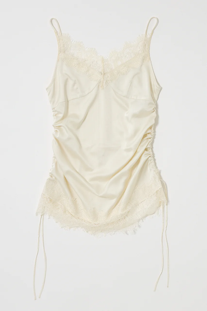 DOT SATIN CAMI DRESS