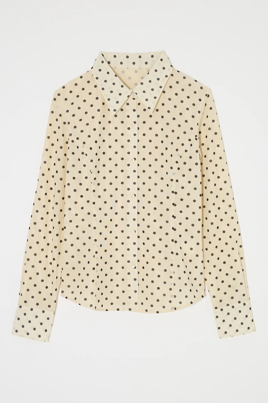 DOT TULLE SHIRT