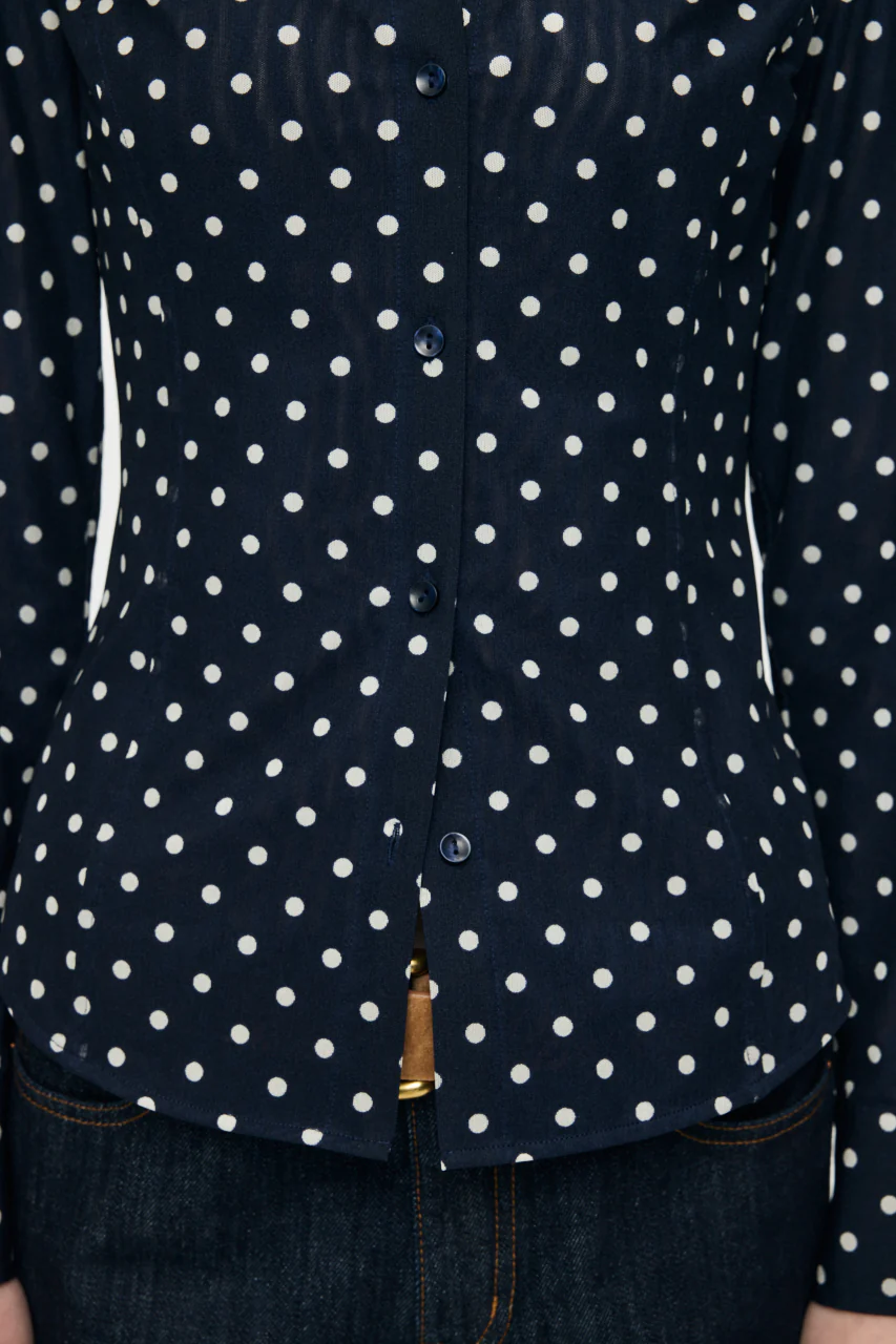 DOT TULLE SHIRT - Image 8