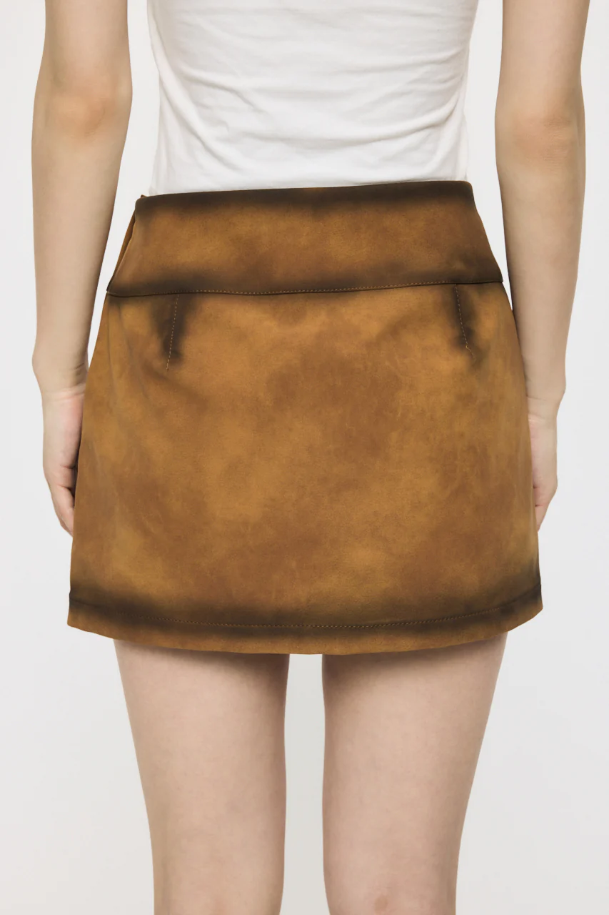 FAUX SUEDE MINI SKIRT - Image 3