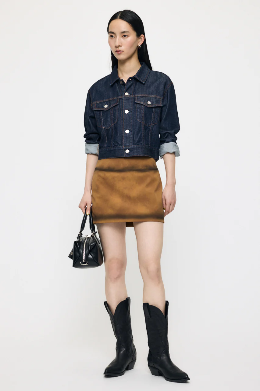 FAUX SUEDE MINI SKIRT - Image 5