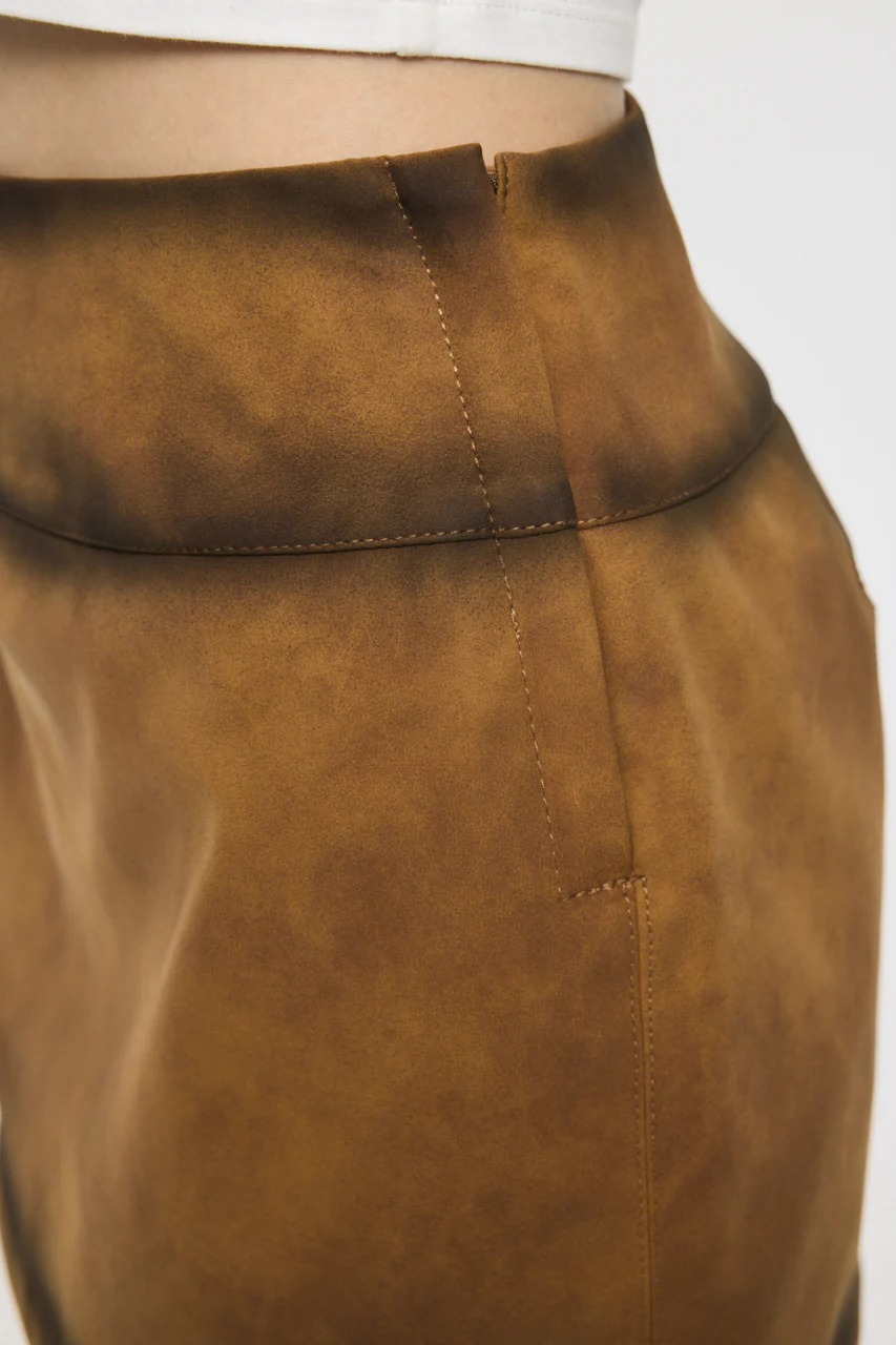 FAUX SUEDE MINI SKIRT - Image 7