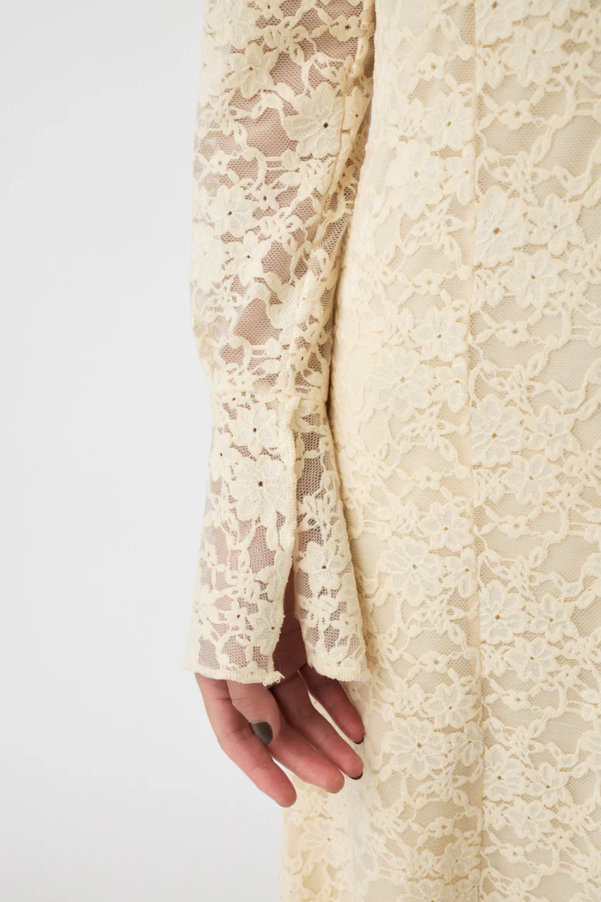 FLOCKY LACE DRESS - Image 8