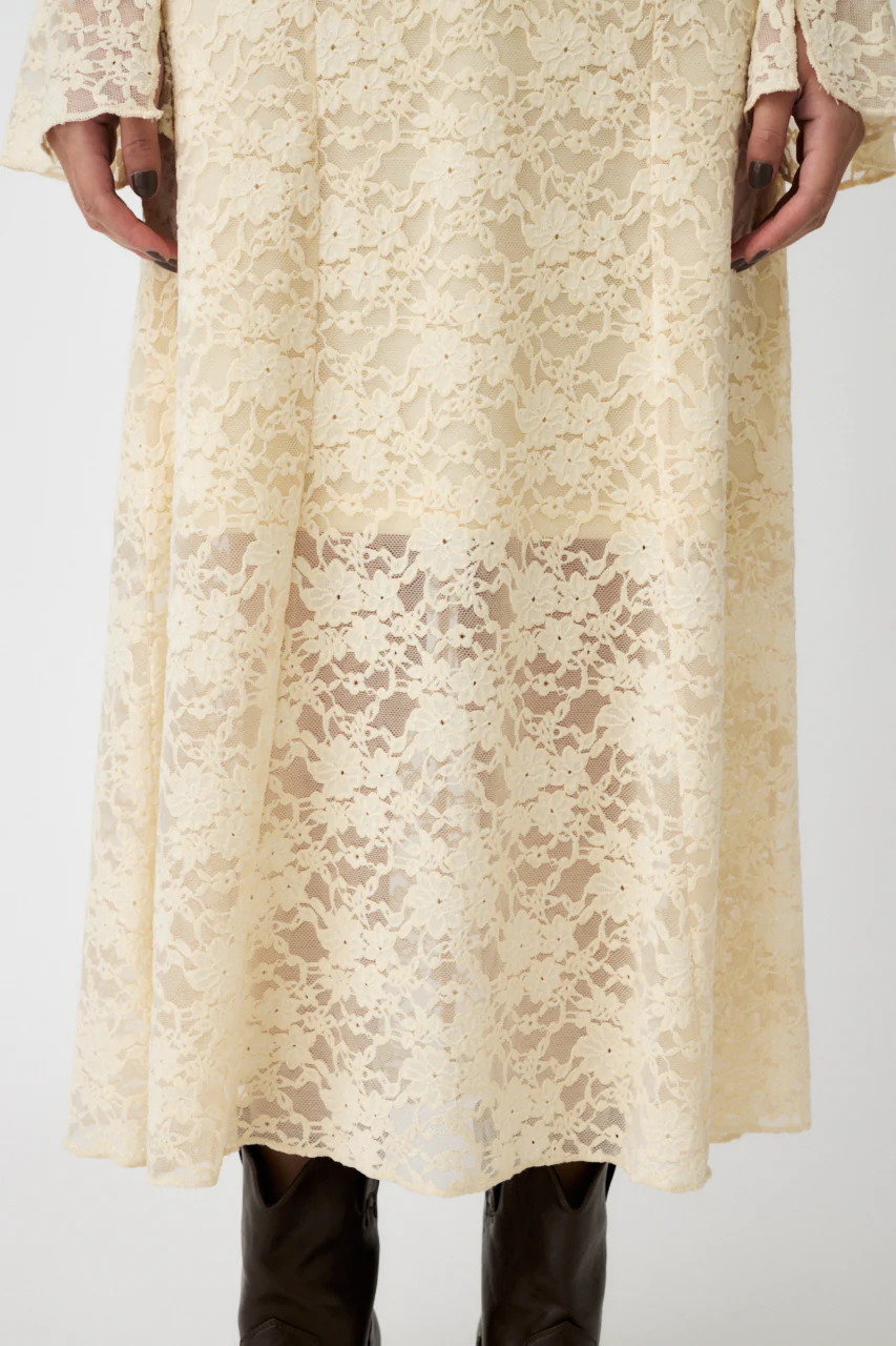 FLOCKY LACE DRESS - Image 9