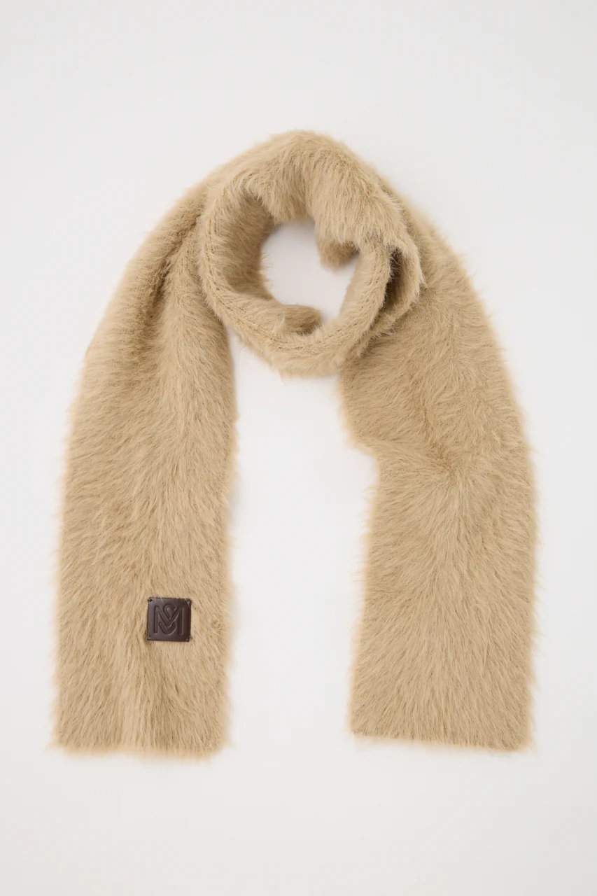 FLUFFY KNIT SCARF - Image 2
