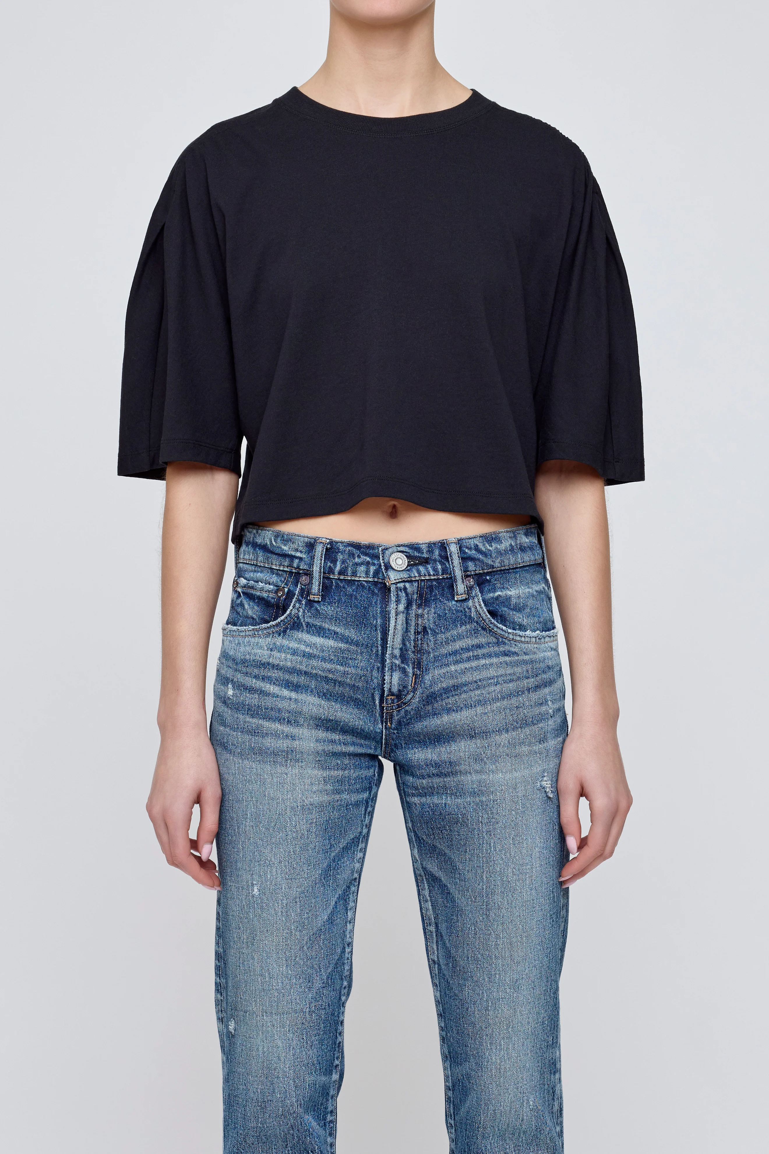 MV GATHER SLEEVE TEE