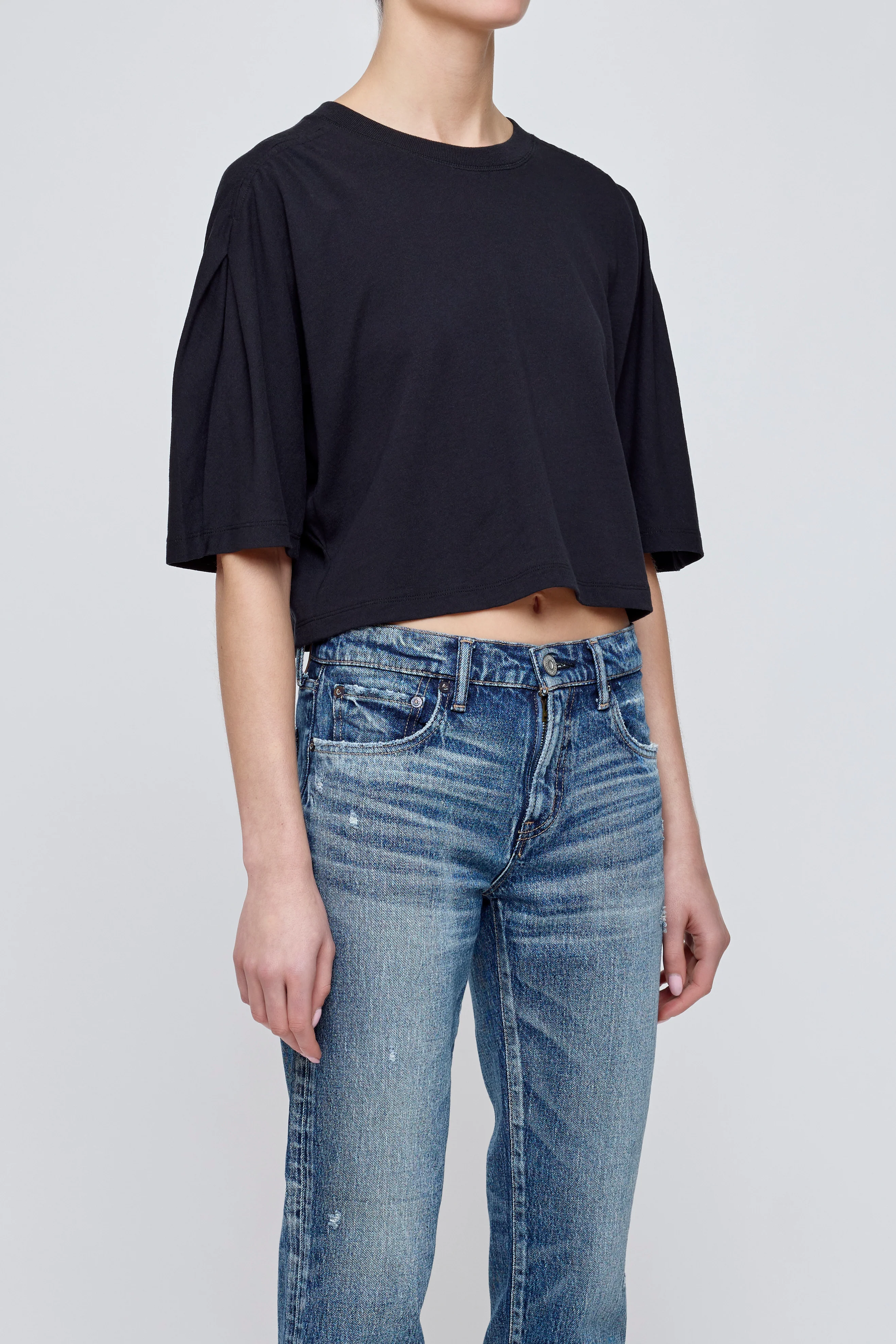 MV GATHER SLEEVE TEE - Image 3