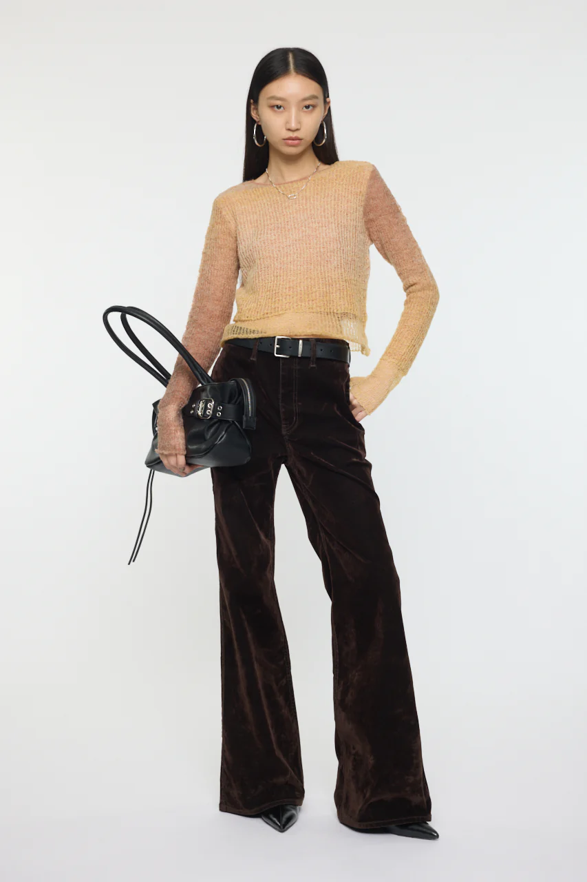 GRADATION CROPPED KNIT TOP - Image 4