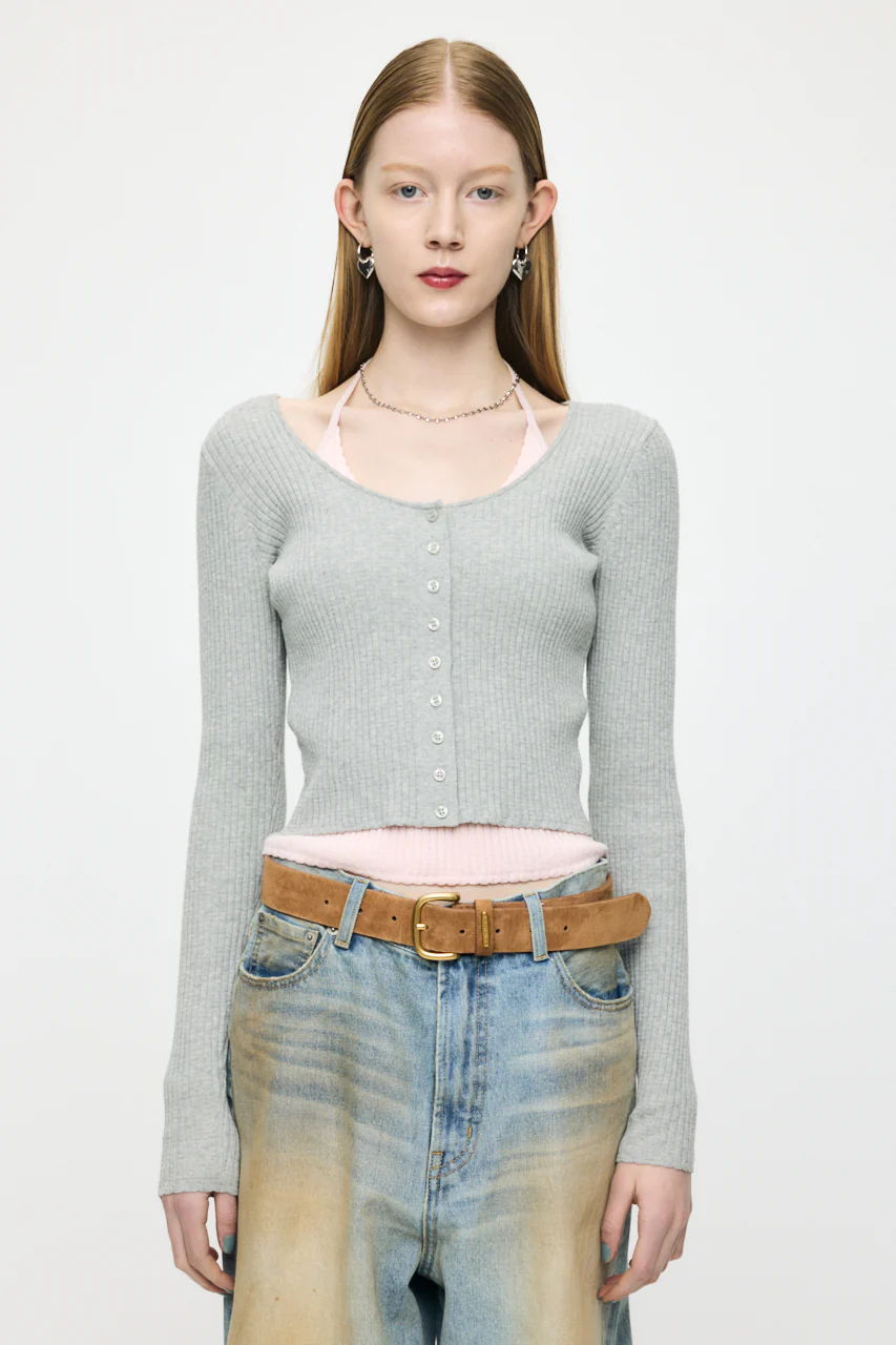 HALTER NECK DOUBLE KNIT TOP - Image 2