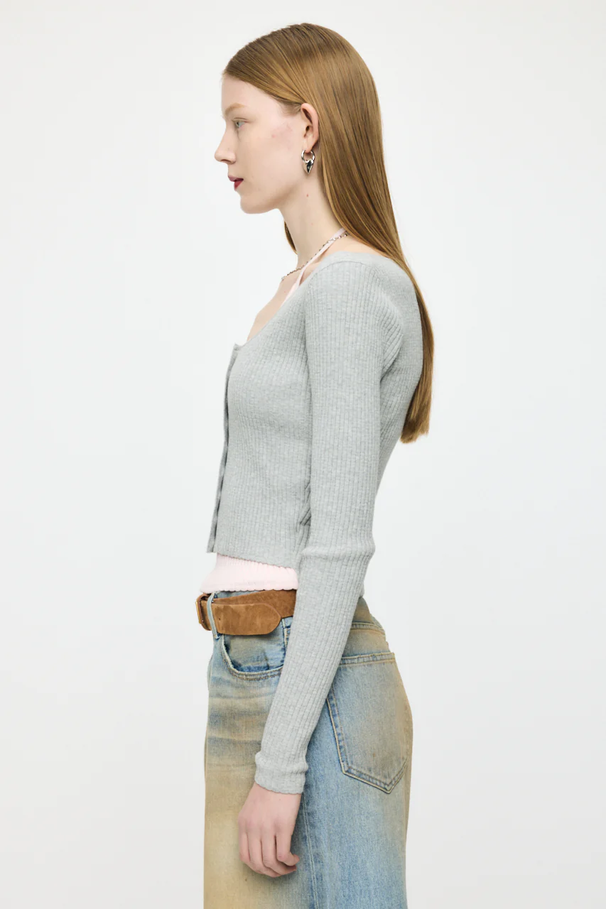 HALTER NECK DOUBLE KNIT TOP - Image 5