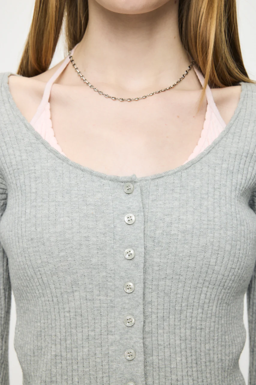 HALTER NECK DOUBLE KNIT TOP - Image 7
