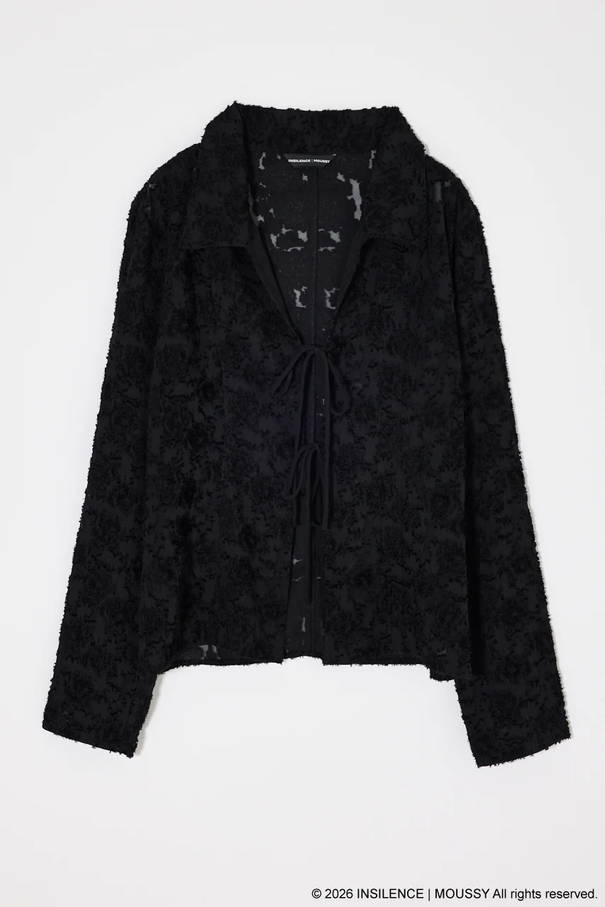 INSILENCE FRONT TIE SHIRT