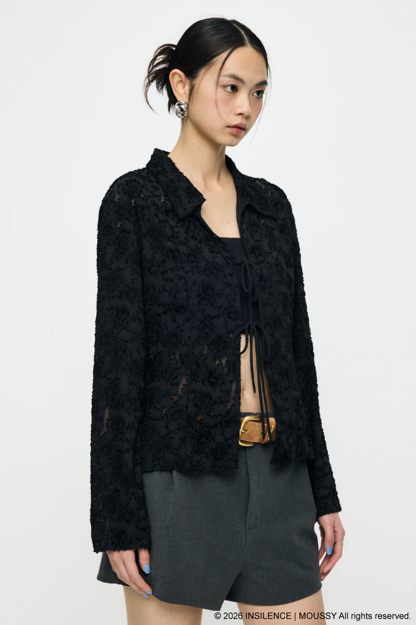 INSILENCE FRONT TIE SHIRT - Image 4