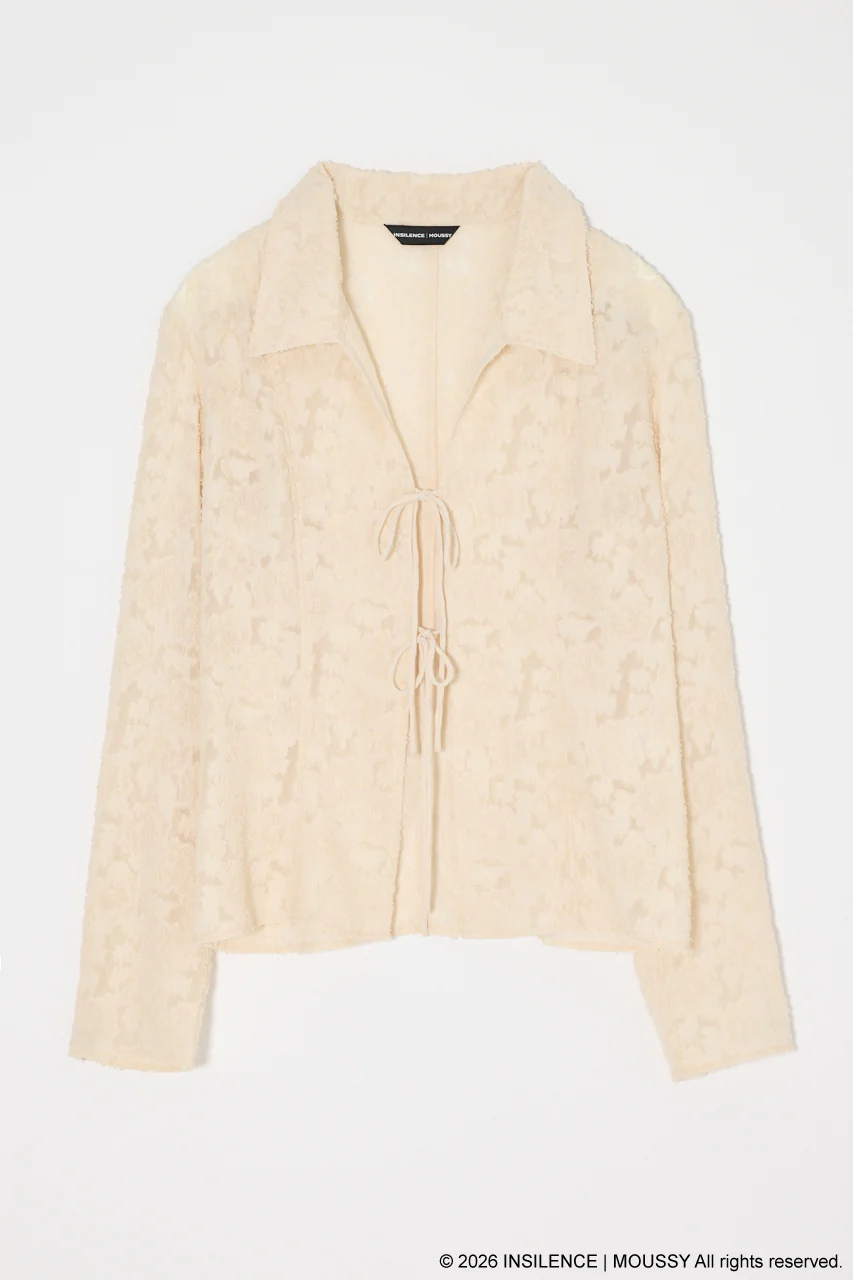 INSILENCE FRONT TIE SHIRT
