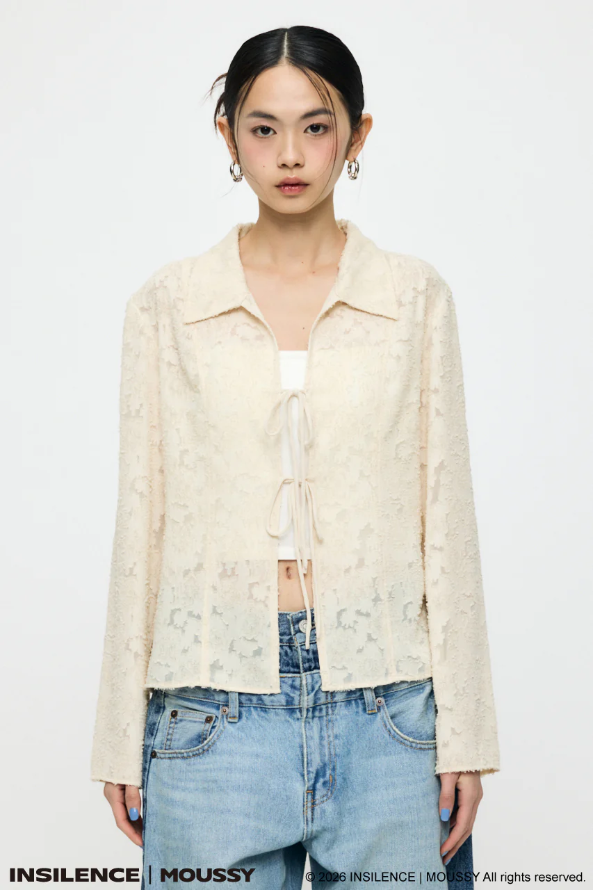INSILENCE FRONT TIE SHIRT - Image 2