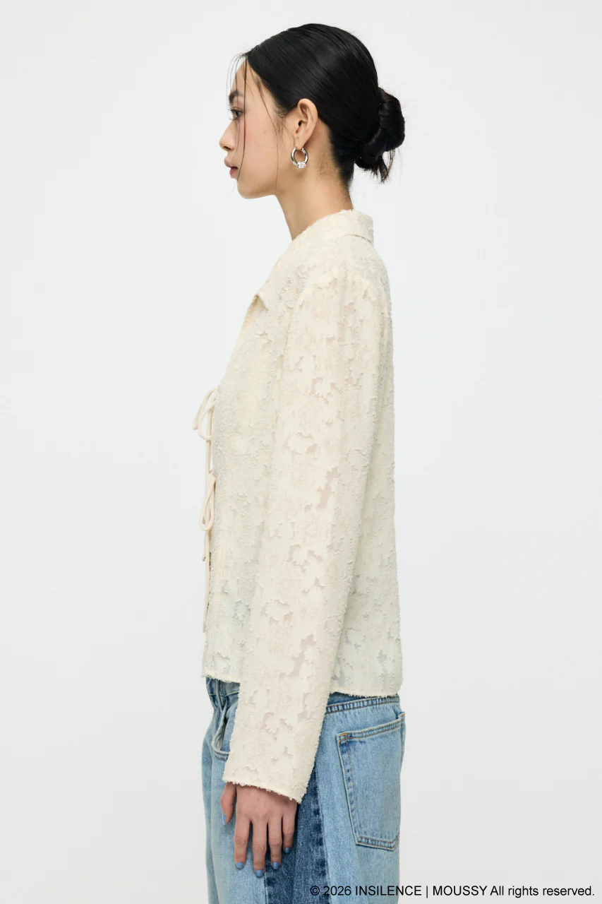 INSILENCE FRONT TIE SHIRT - Image 4