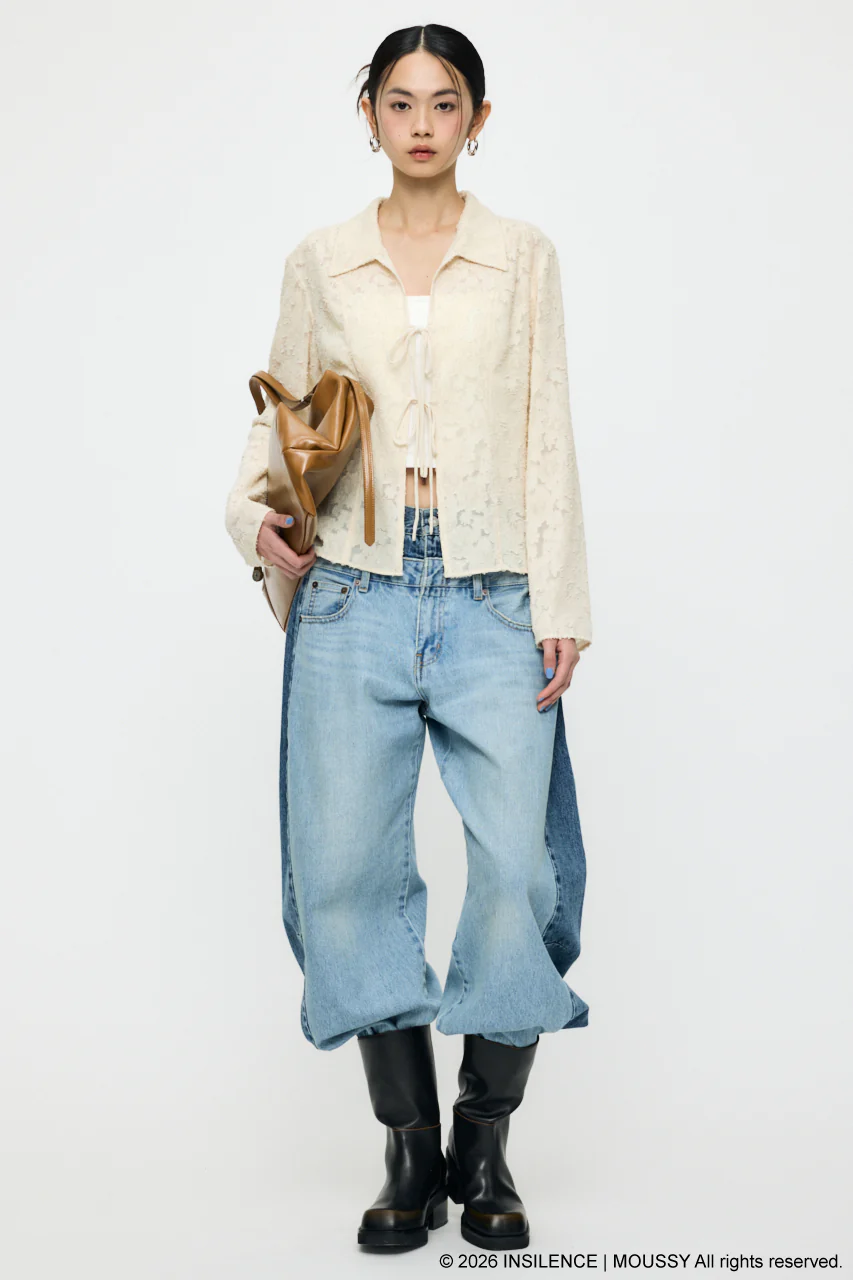 INSILENCE FRONT TIE SHIRT - Image 5