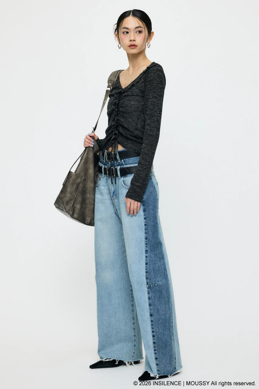 INSILENCE GATHER KNIT TOP - Image 11