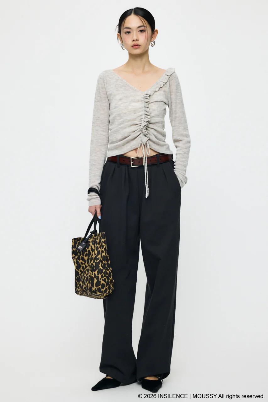 INSILENCE GATHER KNIT TOP - Image 3