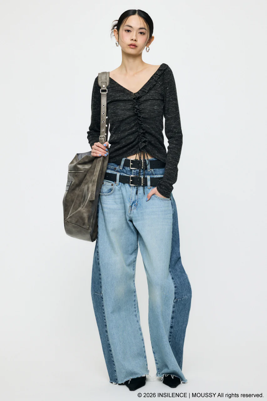 INSILENCE GATHER KNIT TOP - Image 5