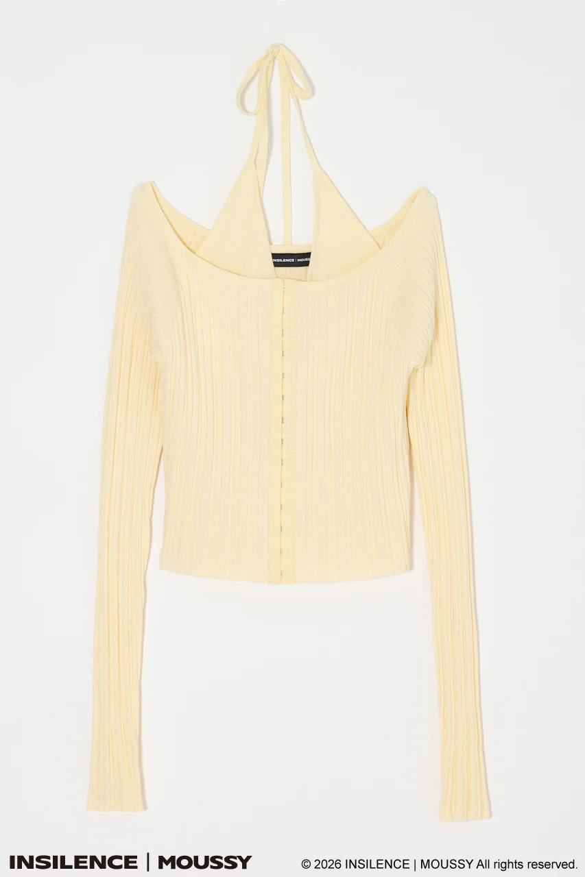 INSILENCE OFF SHOULDER KNIT