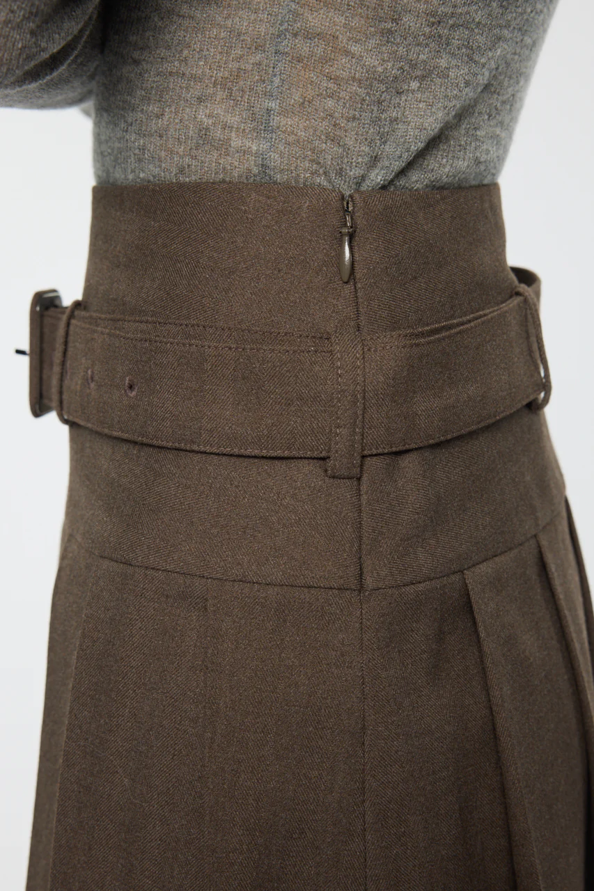 LOW SLUNG PLEATED MINI SKIRT - Image 6