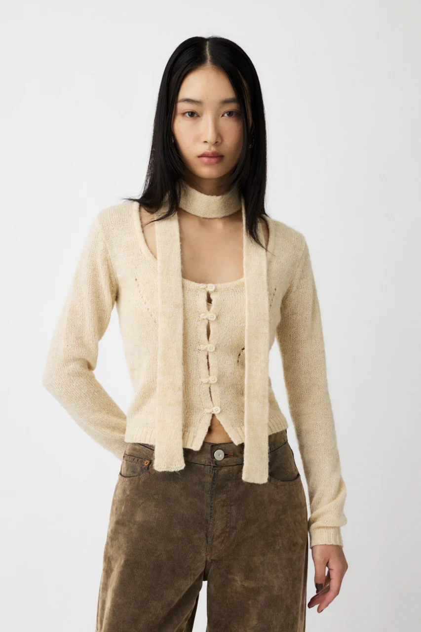MIX YARN KNIT TOP - Image 2