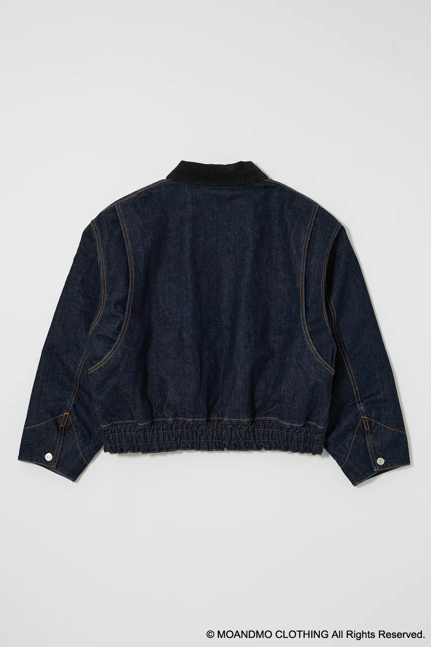MOANDMO DENIM PADDED JACKET - Image 3