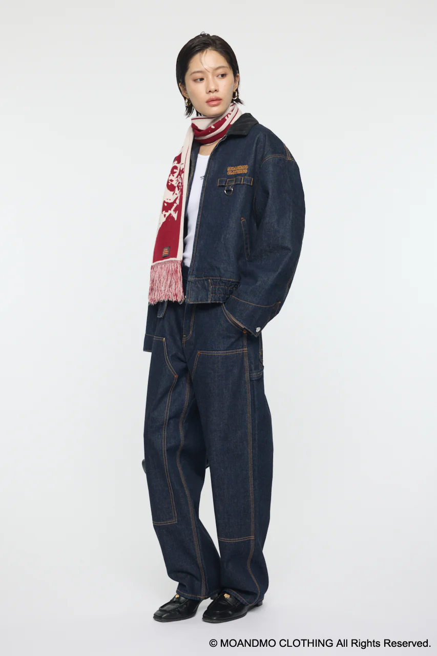 MOANDMO DENIM PADDED JACKET - Image 7