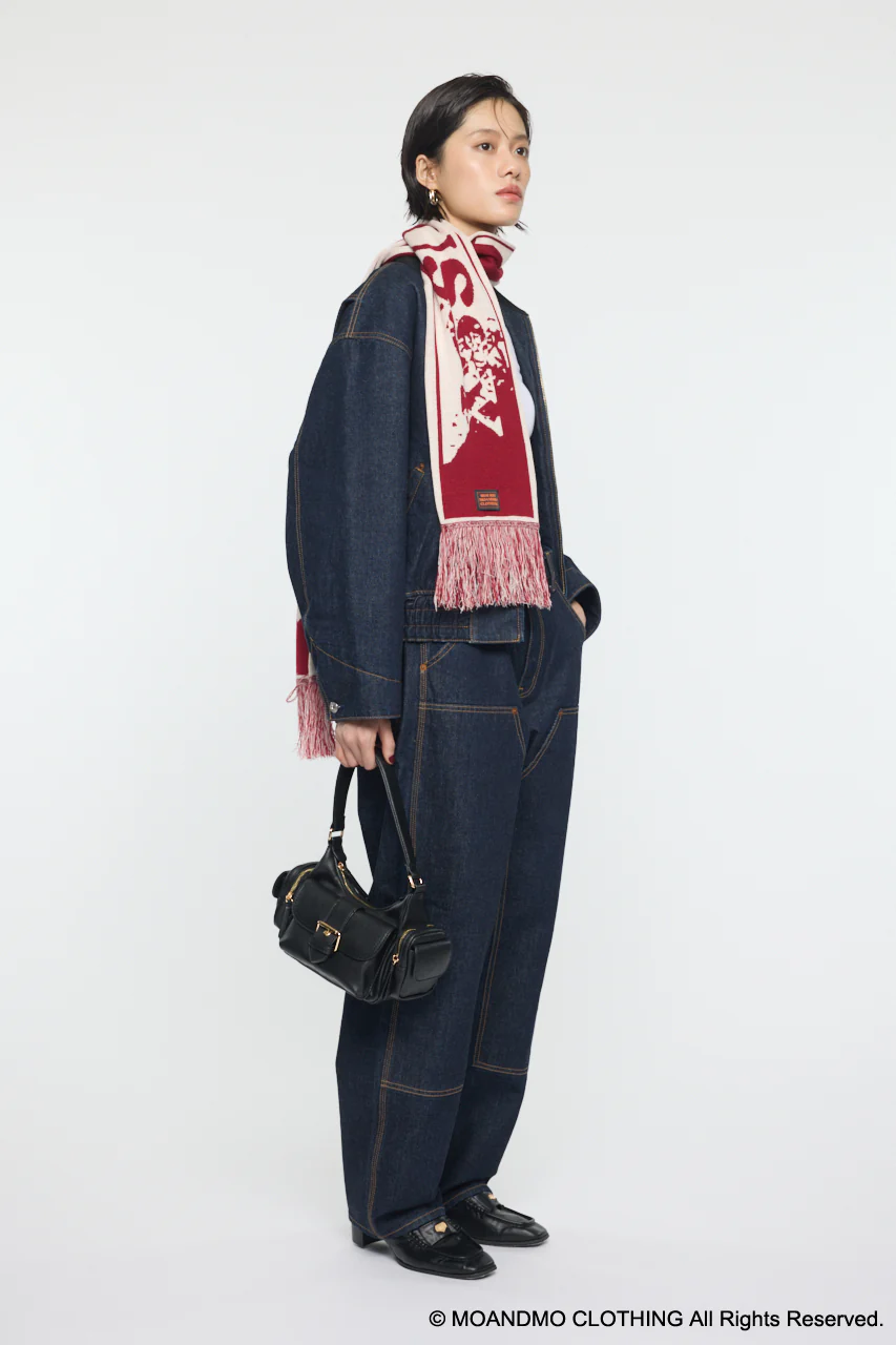 MOANDMO DENIM PADDED JACKET - Image 8