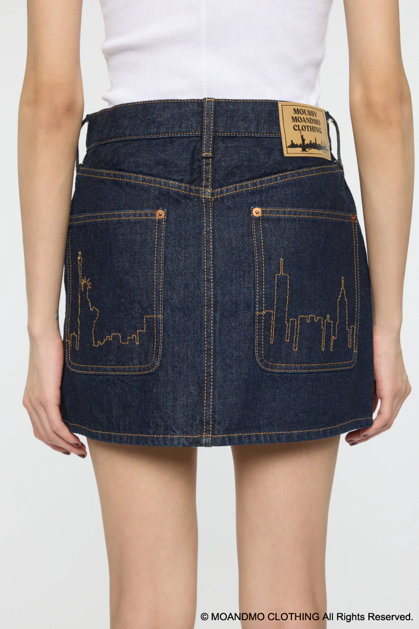 MOANDMO EMBROIDERY MINI SKIRT - Image 10